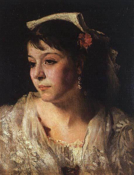 John Singer Sargent Head of an Italian Woman